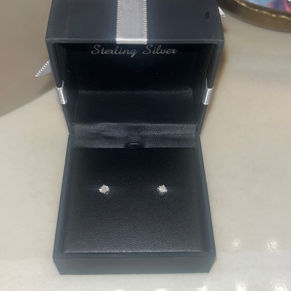 Stunning diamond earrings